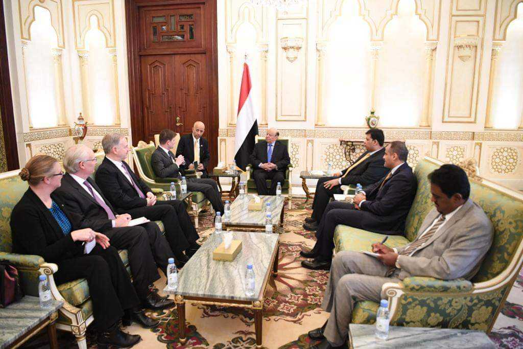 President Hadi discusses terrorism and Iranian interventions in his meeting with US Under Secretary of State for Political Affairs President Hadi discusses terrorism and Iranian interventions in his meeting with US Under Secretary of State for Political Affairs